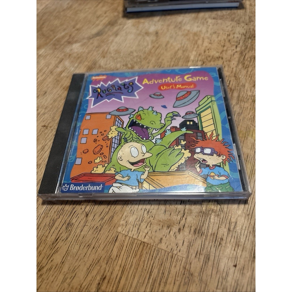 Rugrats Adventure Game PC 1998 CIB Broderbund Software Nickelodeon Jewel Case